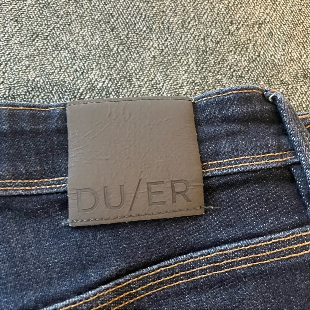 Du/er Men's Dark Blue Jeans Size 28x30 - Picture 6 of 12